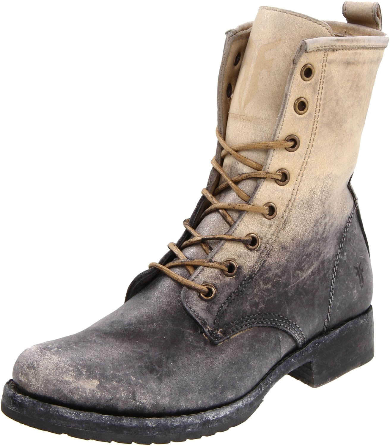 Frye Veronica Combat Stonewash Leather Boot Frye Veronica Combat