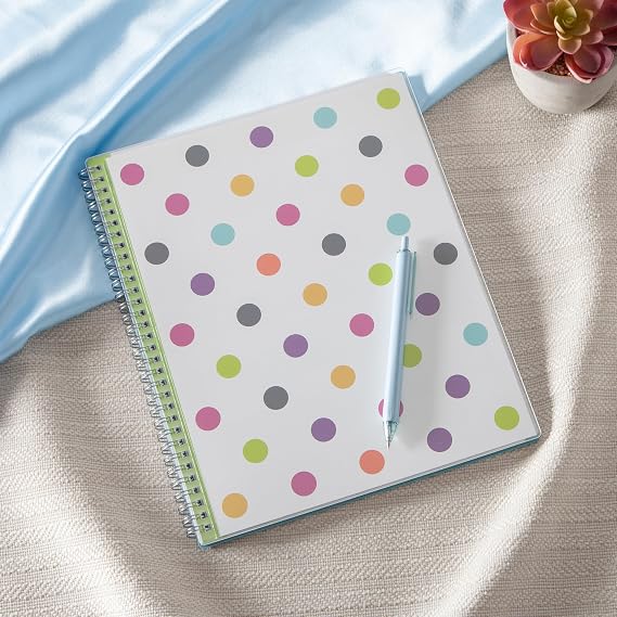 Blue Sky 2025-2026 Weekly & Monthly Academic Planner, 8.5x11, Dots