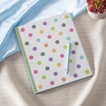 Blue Sky 2025-2026 Weekly & Monthly Academic Planner, 8.5x11, Dots