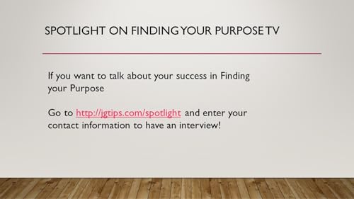 Finding Your Purpose TV Channel