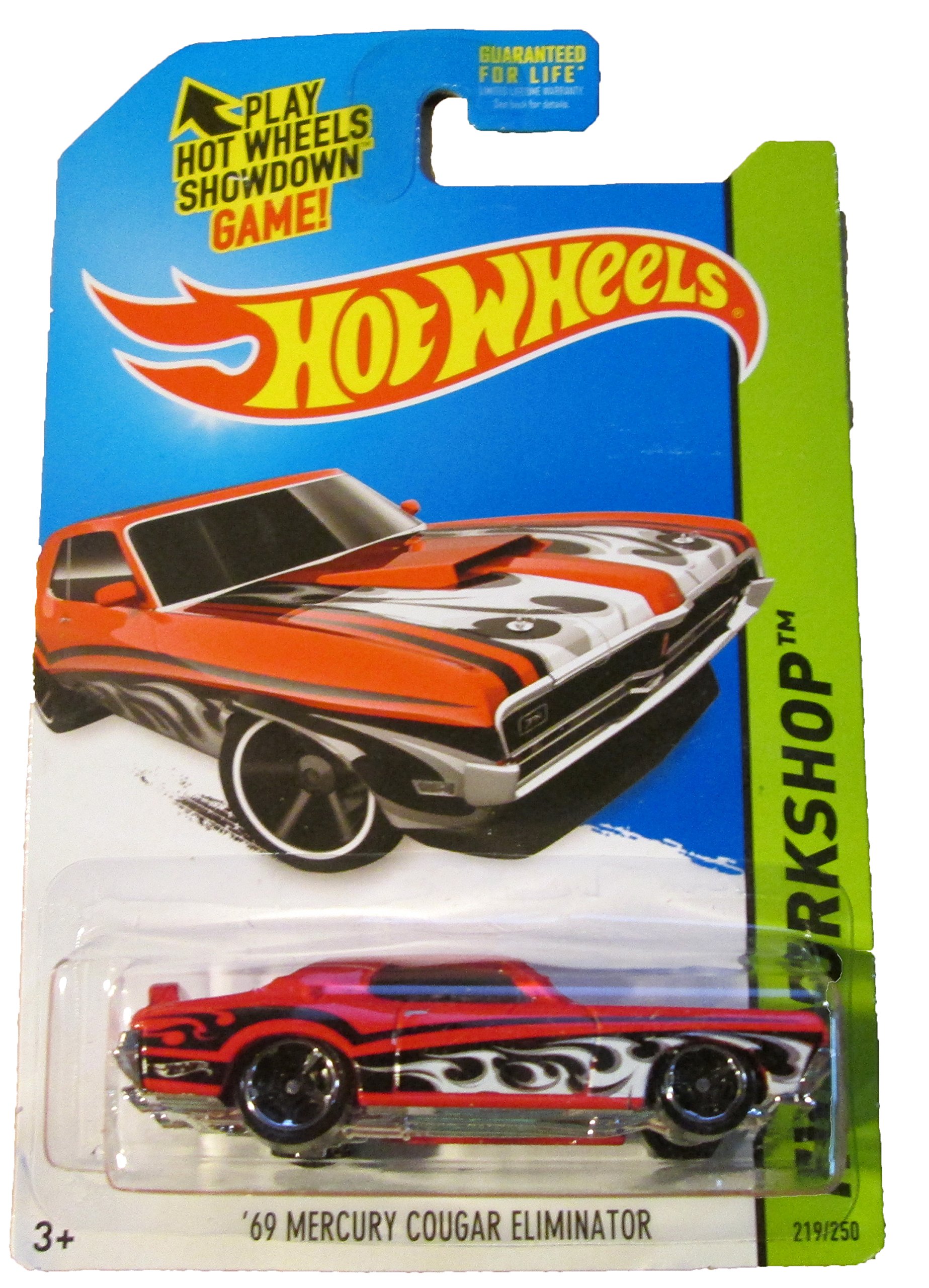 2014 Hot Wheels Hw Workshop '69 Mercury Cougar Eliminator - Red [Ships in a Box!]