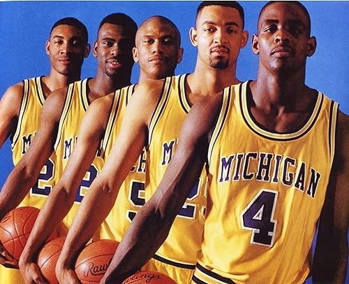 Michigan FAB Five Basketball 8X10 Sports Action Photo (XXXL)