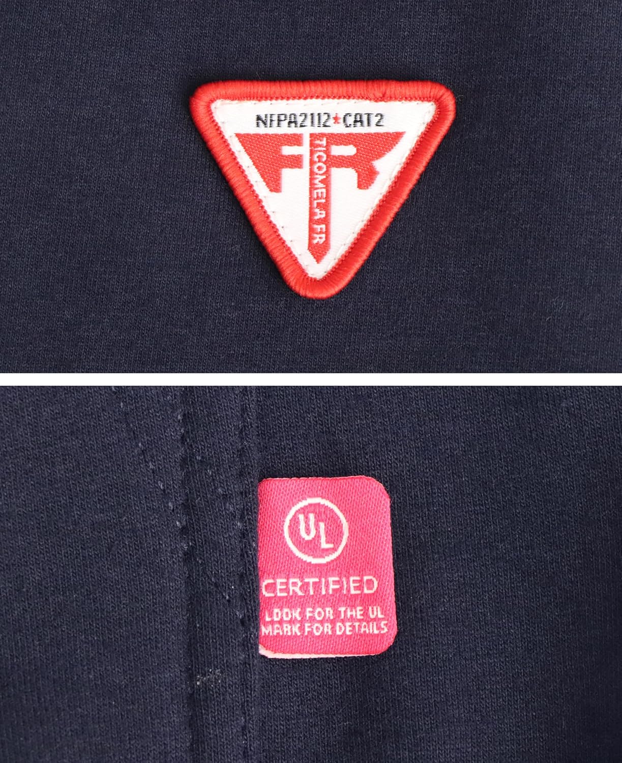 TICOMELA FR Sweatshirt FR Hoodie Shirts 7.5oz Lightweight Cotton Flame Resistant Hooded Shirts - Image 5