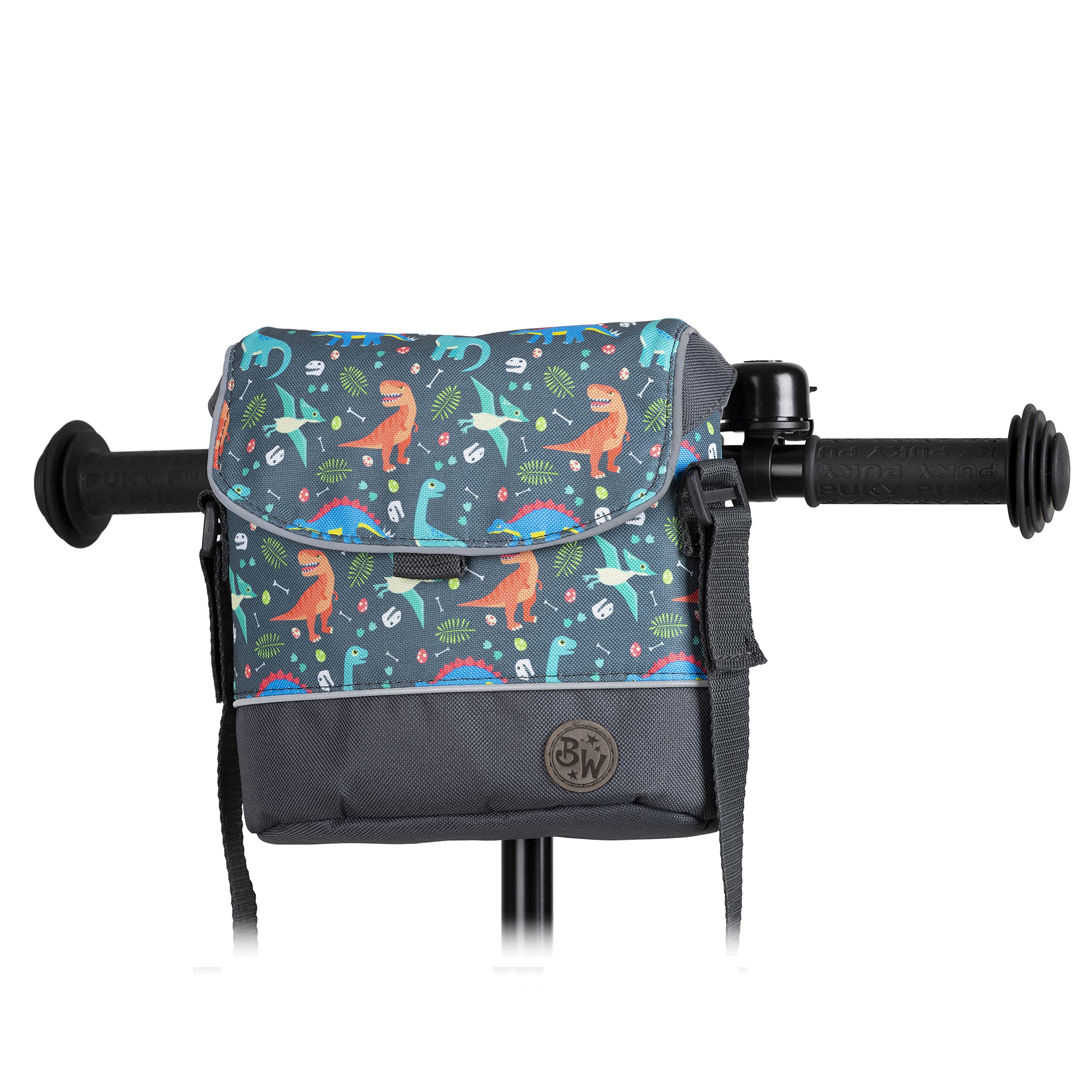 Borsa Da Manubrio Per Bambini 20x20x6 Cm: Impermeabile Con Strisce Riflettenti Per Bici E Scooter