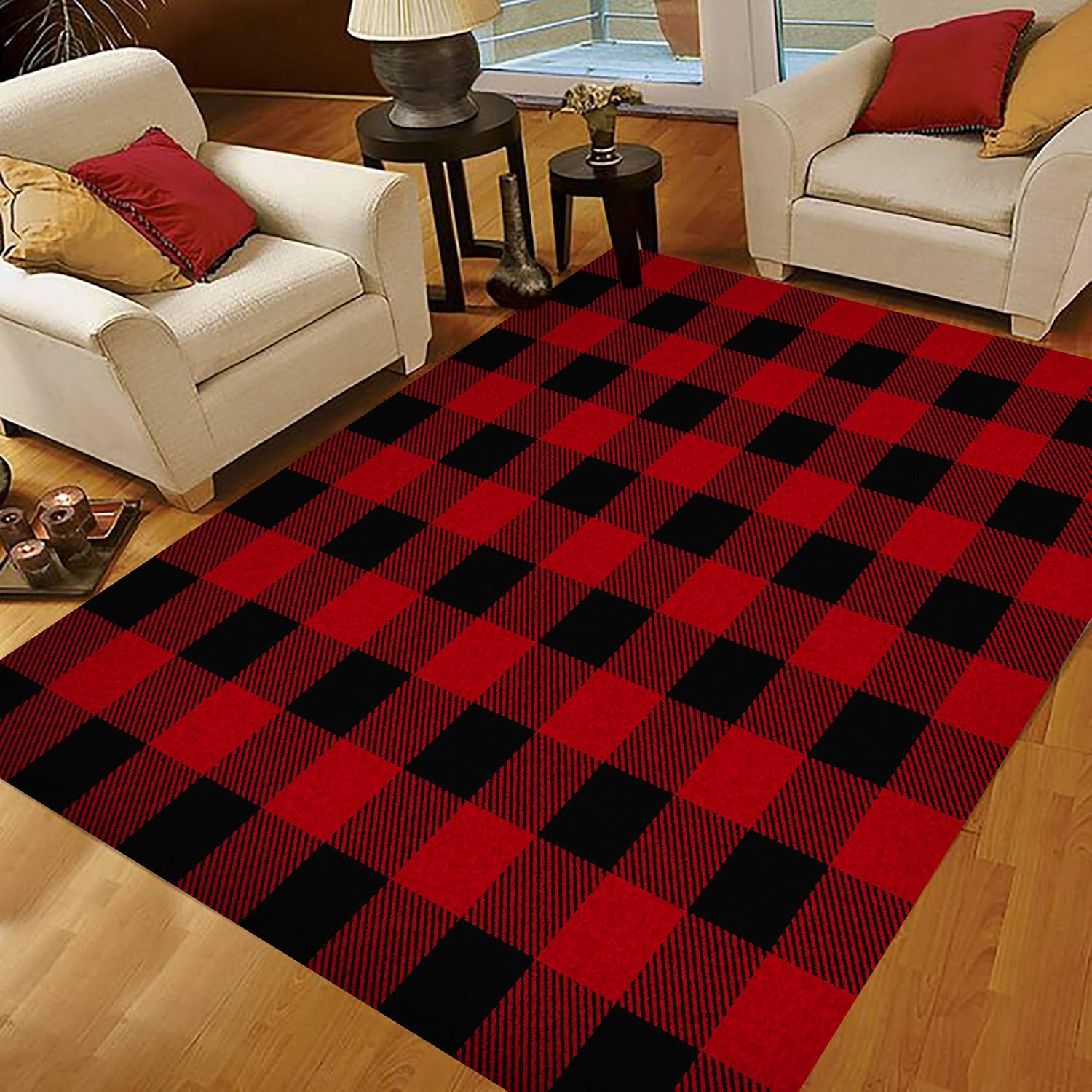Christmas Area Rugs, Area Rug for Living Room Bedroom Home Decorative 5