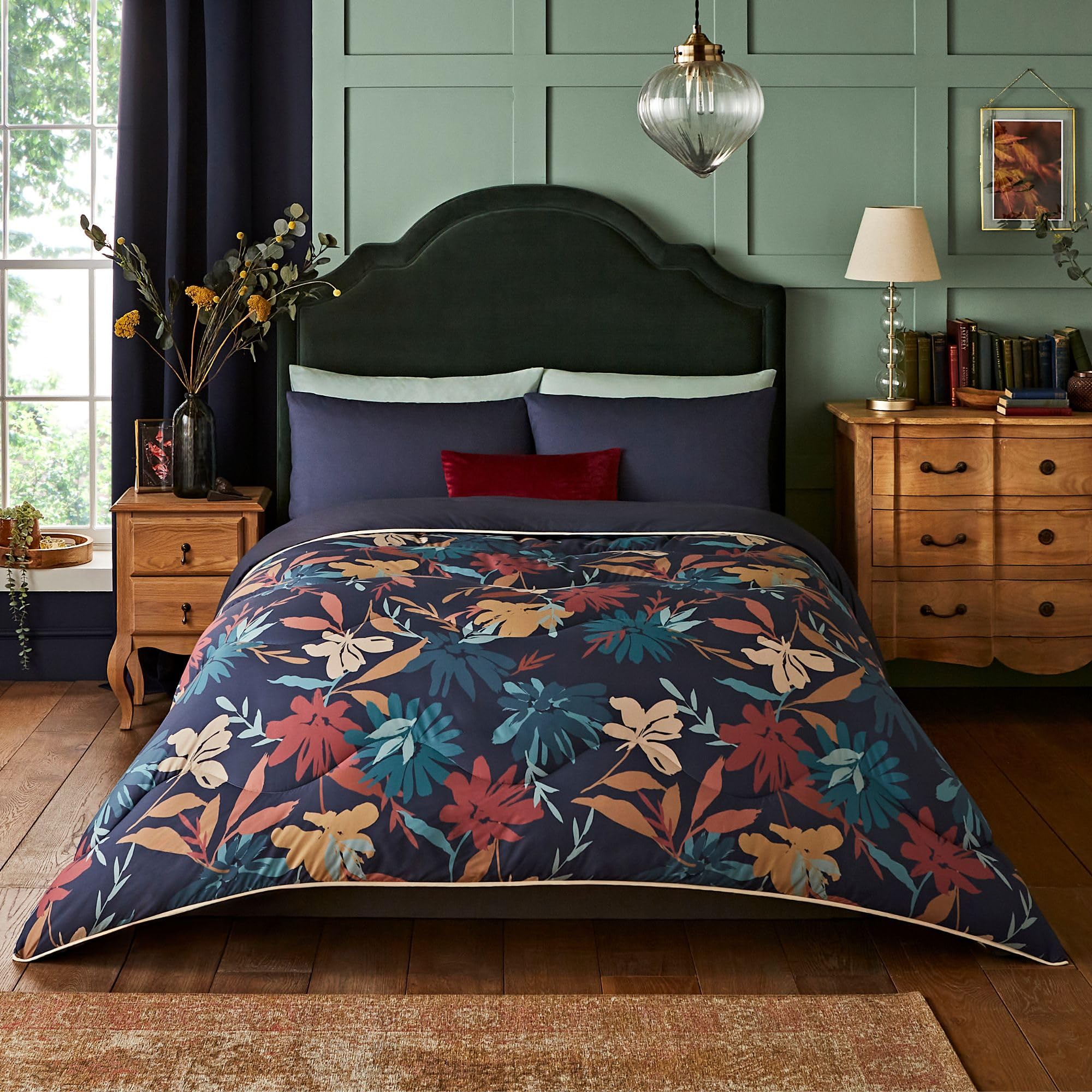 NIGHT LARK - Duvet without cover - 10.5 TOG - Double - Gingham Collection - Luxury bedding - Hypoallergenic - Machine Washable - Warm Sand