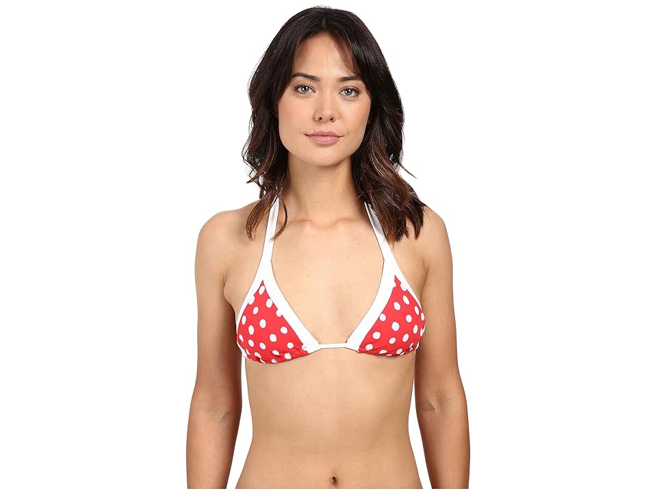 

Seafolly Spot On Slide Tri Top (Chilli Red) Women's Swimwear