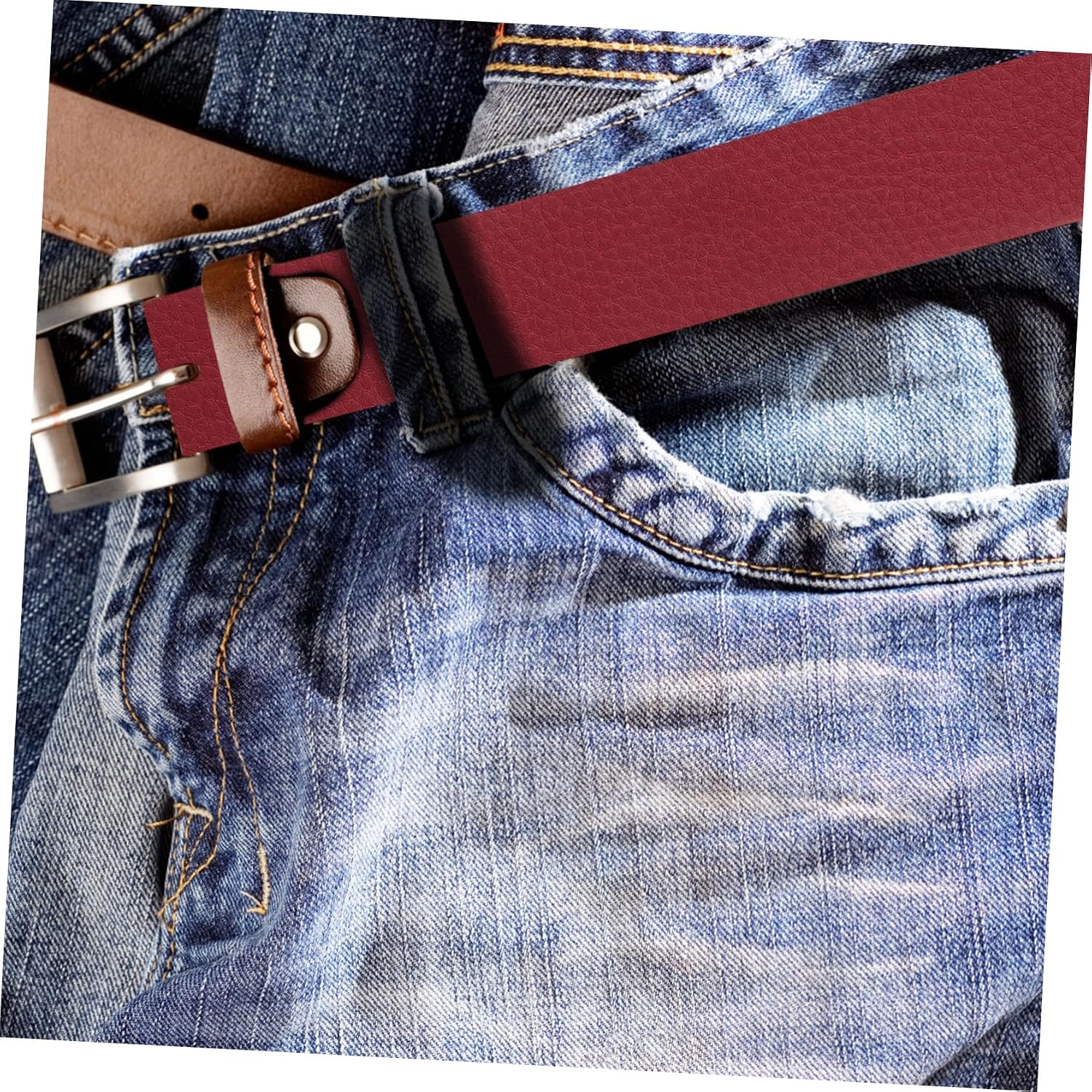 FUNOMOCYA DIY Leather Strap Strip Lather Strip Bag Leather Multi-Functional Craft Material