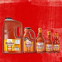 Vista 18 de Frank's RedHot - Salsa para alas de búfalo, lista para usar, agitar o verter sobre alas, sándwiches, pizza y más para un sabor estilo búfalo, 12 fl