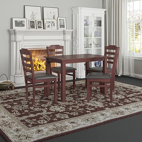 Miniatura 1 de Ottomanson Oro Collection - Juego de 5 unidades color café expresoPU-marrón oscuro