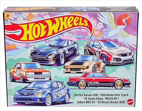 Miniatura 6 de Juego de 6 piezas de modelos fundidos a troquel japoneses por Hot Wheels