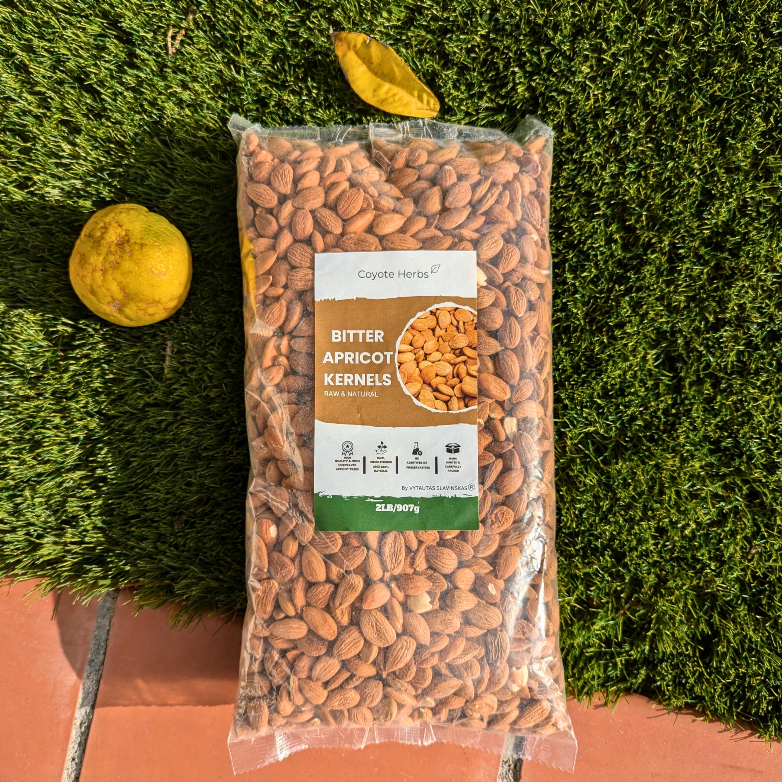 0,908 kg. Granos de albaricoque amargo seco/Núcleo de albaricoque amargo y crudo/vitamina b17/Semillas di albaricoque amargas naturales - mejor calidad