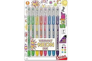 Pentel EnerGel Neon Gel Pen