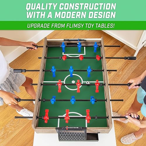 Miniatura 4 de GoSports 32 Inch Tabletop Foosball Game Set - Oak or Black
