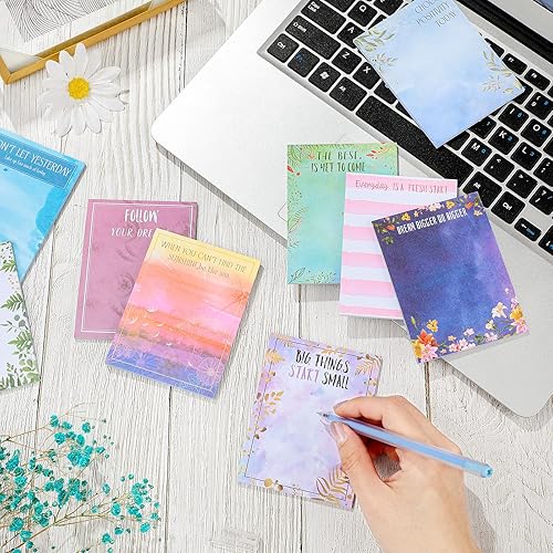 Miniatura 5 de 12 notas adhesivas de apreciación de 3 x 4 pulgadas, divertidas motivadoras, inspiradoras, positivas, modernas, lindas, motivacionales, para listas