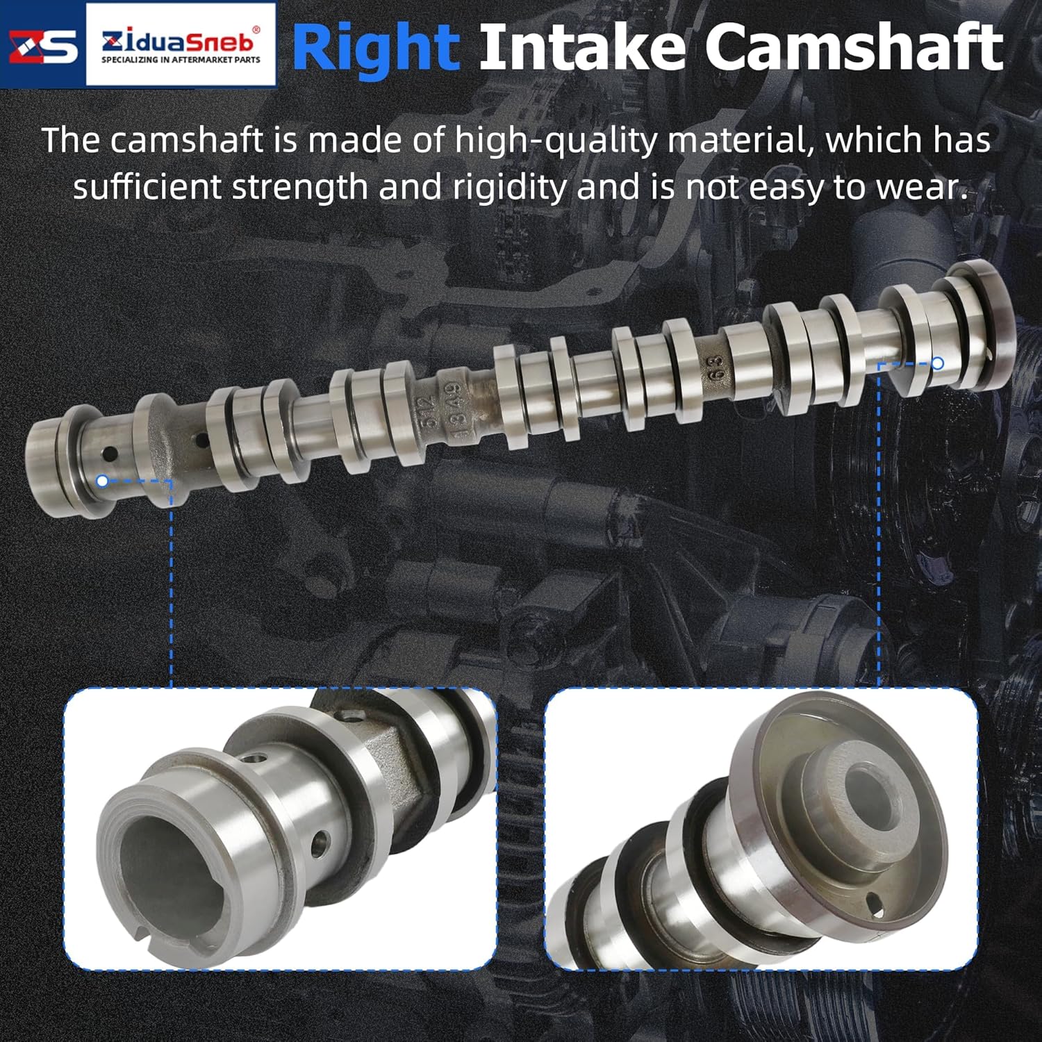 5047912AD 5047913AD 5048029AD 5048029AD 3.6 4PC Intake Exhaust Camshaft Set Fit For Jeep Wrangler Grand Cherokee Dodge Durango Chrysler Pacifica Voyager Ram ProMaster 1500 2500 3500 V6 3.6L 2016-2024