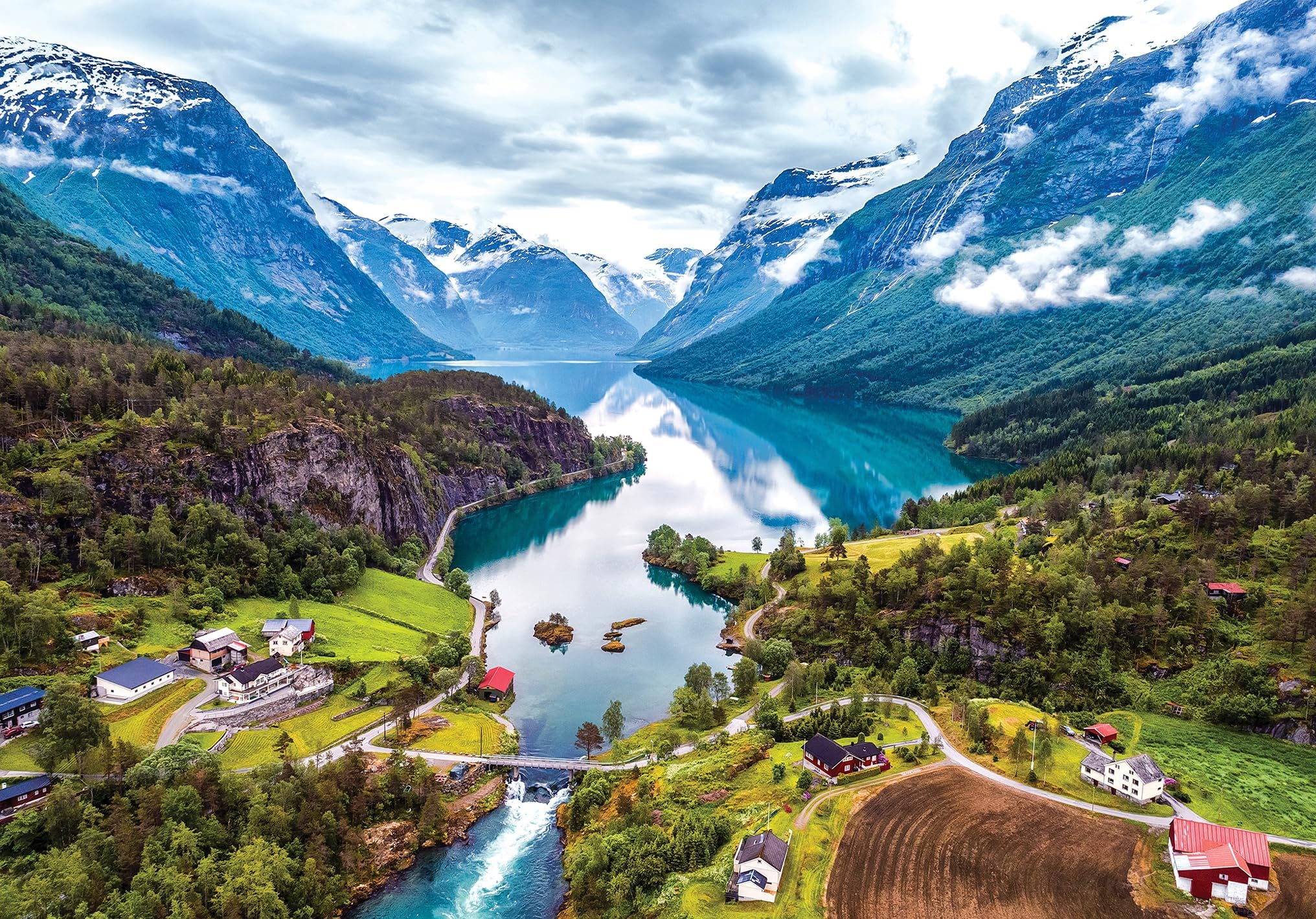 1000 Piece Jigsaw World's Smallest Puzzle Fjords