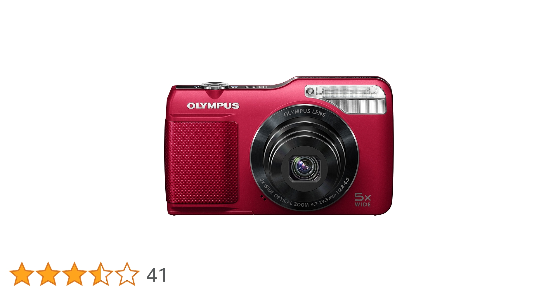 Amazon | OLYMPUS デジタルカメラ VG-170 レッド 1400万画素 光学5倍