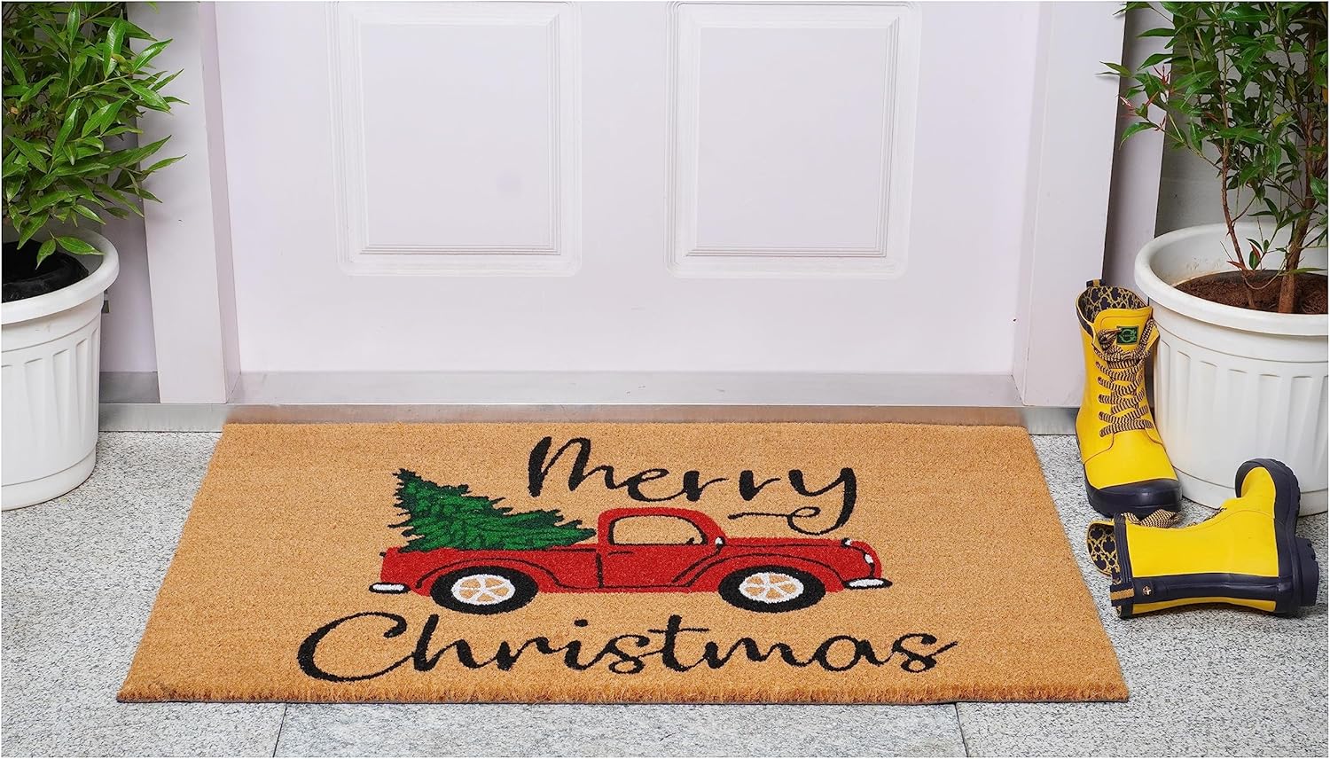 Calloway Mills AZ106332436 Christmas Fun Doormat, 24" x 36", Multicolor