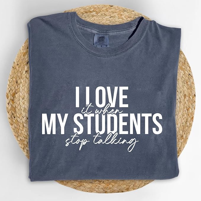 Sarcastic Teacher Shirt Comfort Colo …