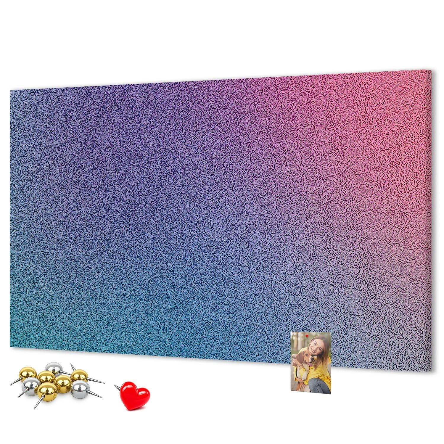 Pizarra de corcho decorativa 120x80 cm | Patrón de gradiente