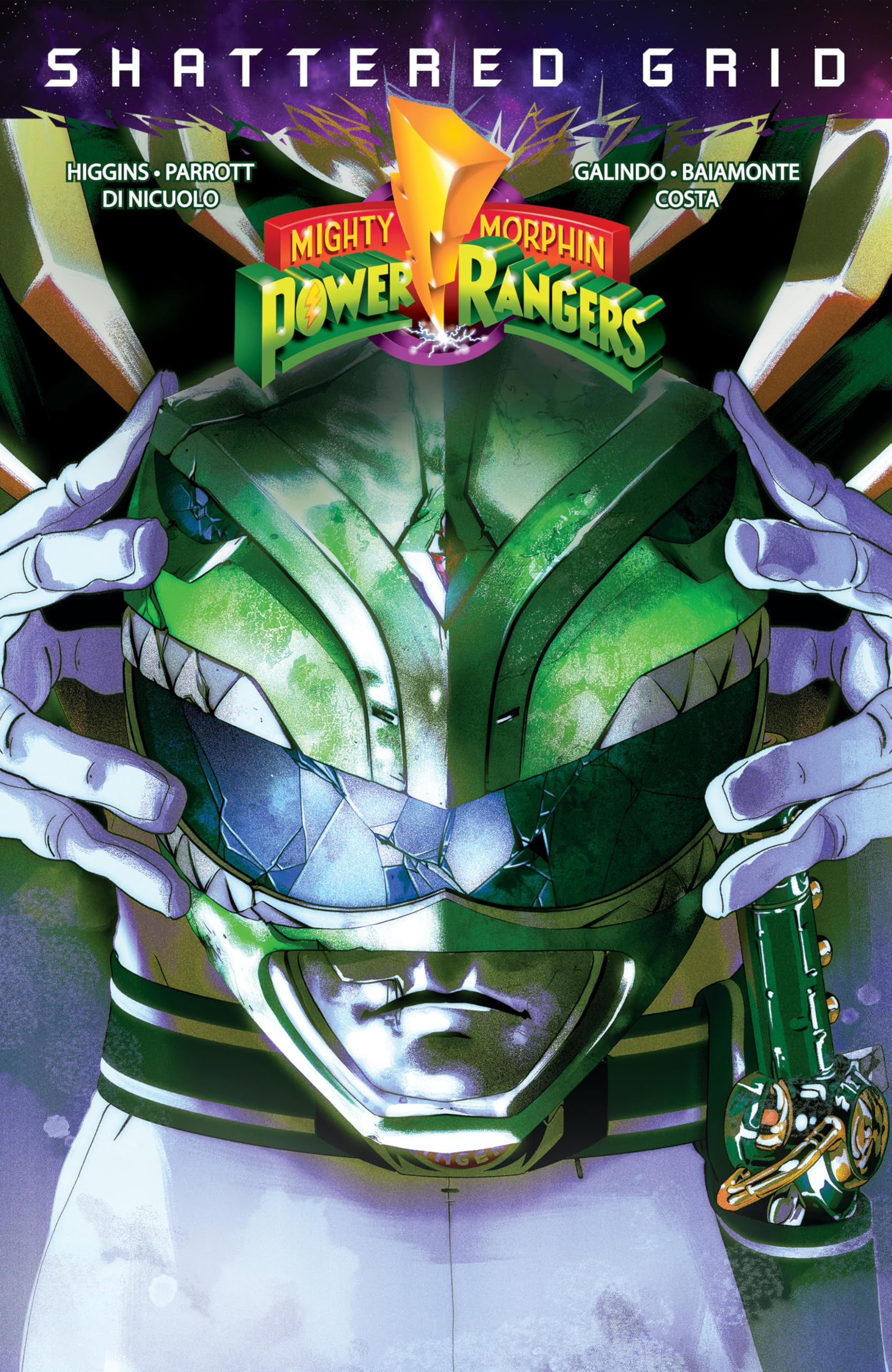 MIGHTY MORPHIN POWER RANGERS SHATTERED GRID GRAPHIC NOVEL Collects #25-30 + more