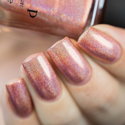 Miniatura 646 de ILNP Madison Ave Esmalte de uñas holográfico metálico rosa antiguo