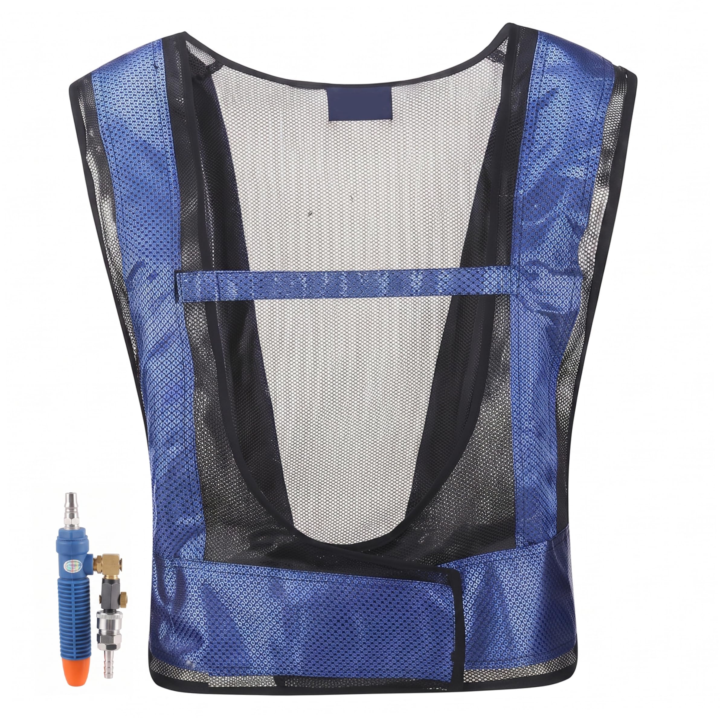 Gilet de refroidissement de soudage bleu, climatiseur à Tube Eddy, gilet soulagement la chaleur l'industrie sidérurgique, équipement refroidissement pour les travailleurs