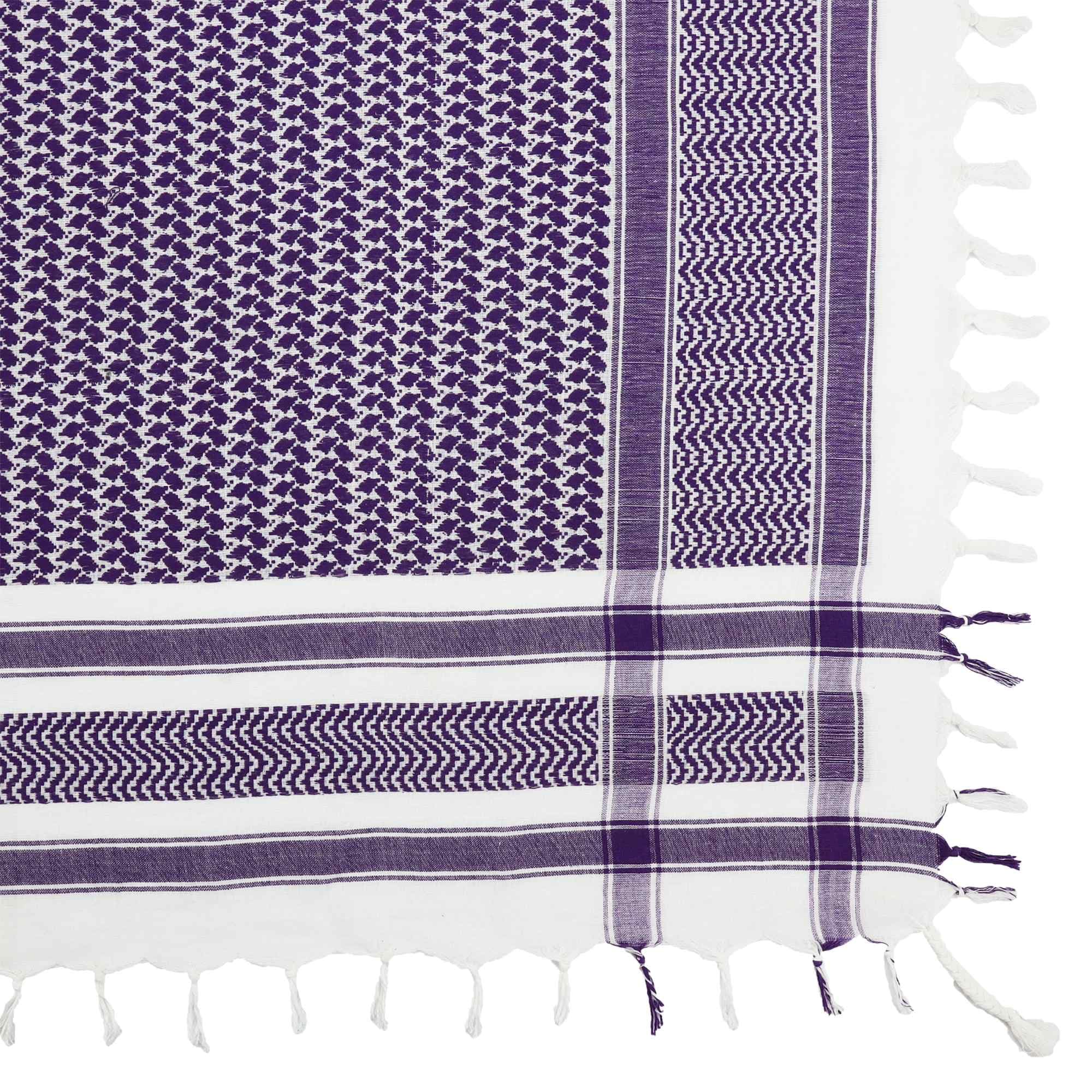 Foulard Arabe Drapé Arafat Keffieh - Homme, Unisexe, Couleur Marron