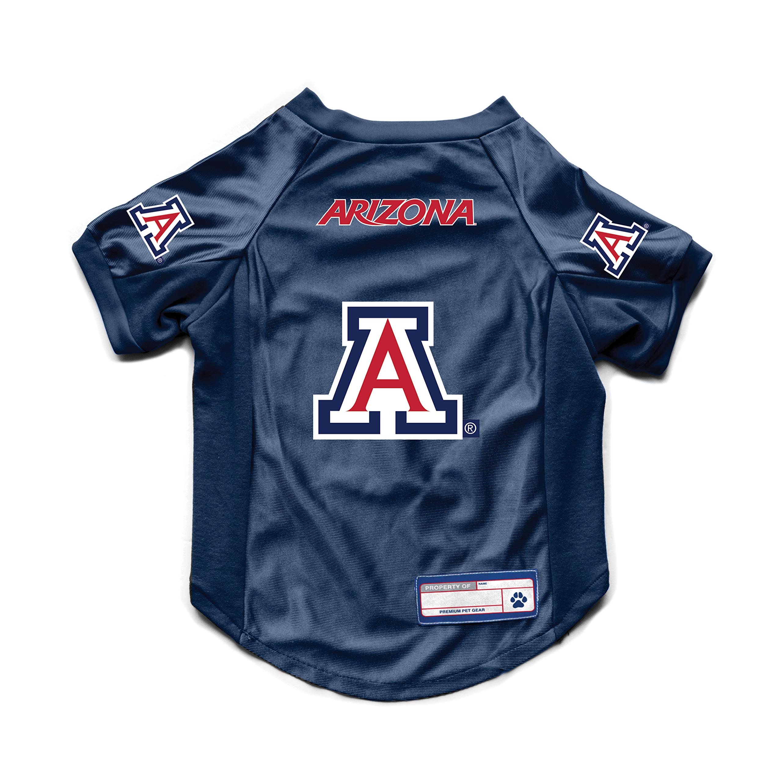 Littlearth NCAA Arizona Wildcats Stretch Pet Jersey, Team Color, X-Large — image 1