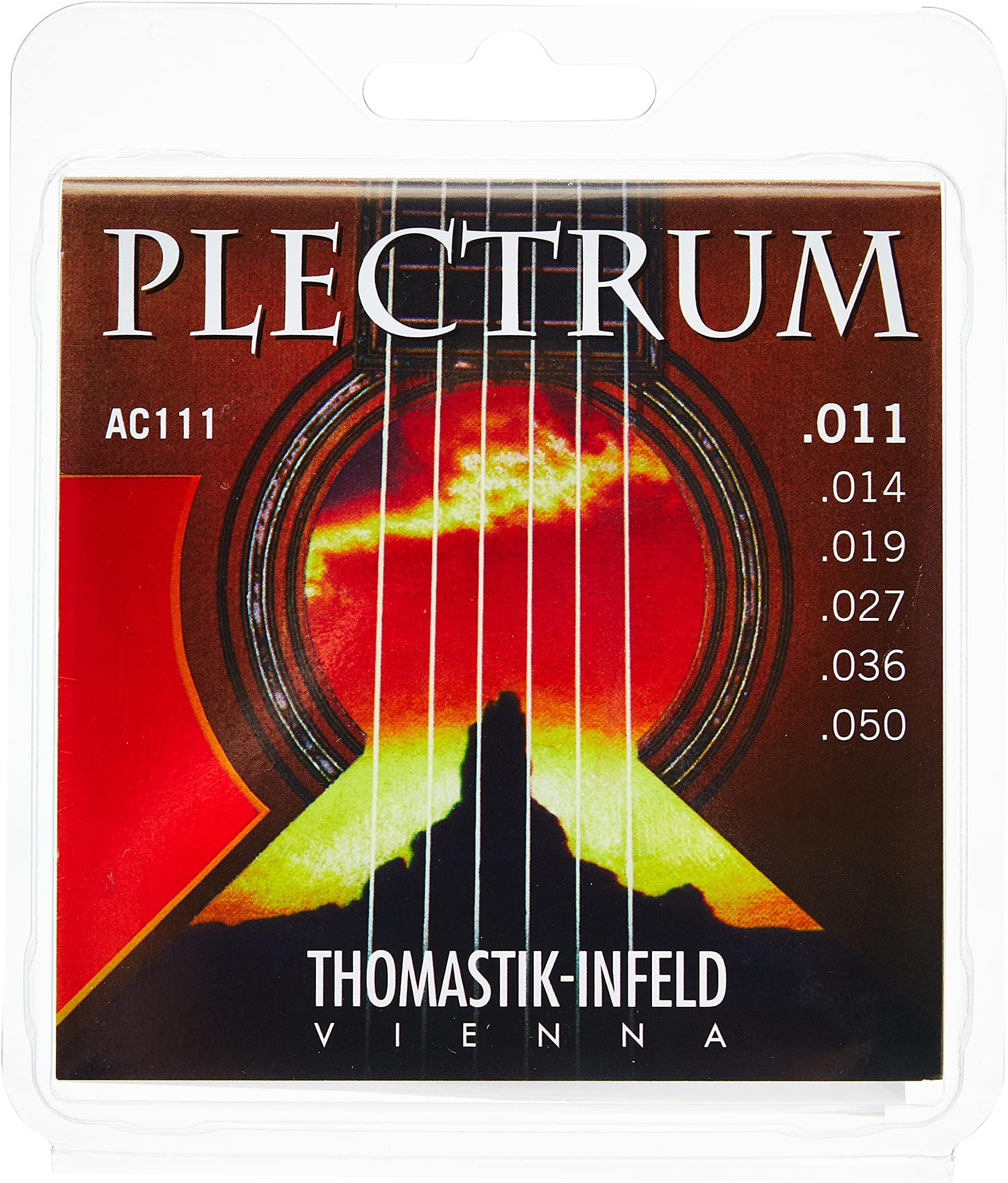 AC111 Acoustic Guitar Strings - Plectrum Series 6 String Set E, B, G, D, A, E
