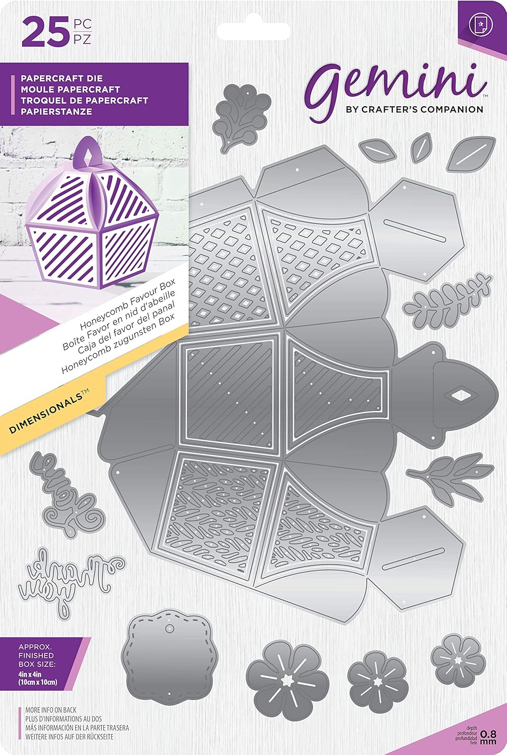 Crafters Companion GEM-MD-DIM Gemini Die-Dimensionals Bon Box, One Colour, us:one Size