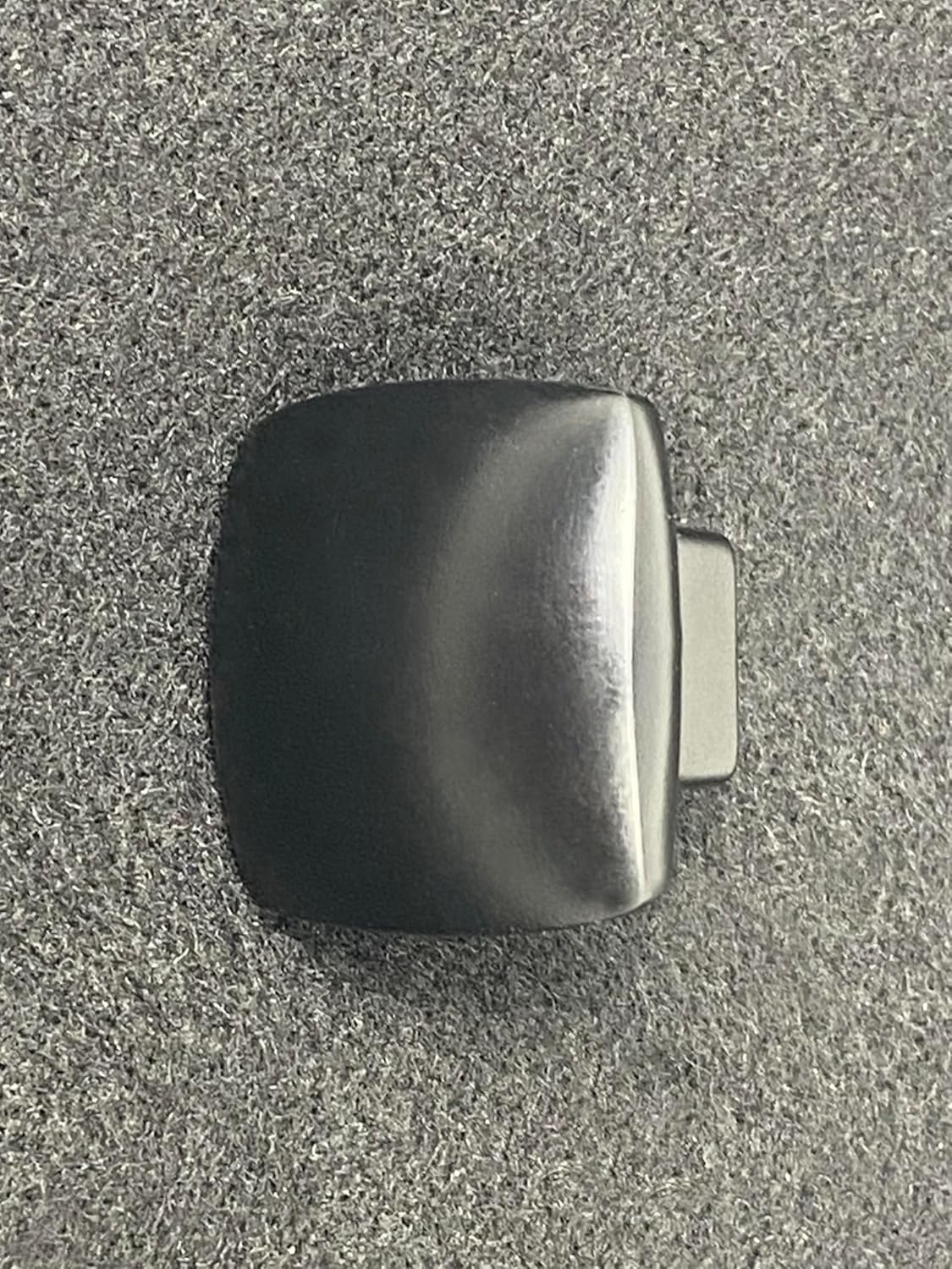 #2844 CKP Brand 1-3/16 in. (30mm) Rounded Square Knob, Matte Black - 10 Pack