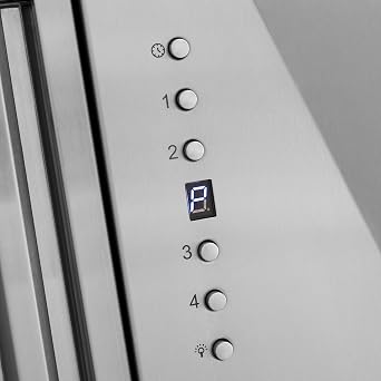 ZLINE 36 Autograph Edition Stainless Steel Range Hood with Stainless Steel Shell and Matte Black Handle (8654STZ-36-MB)