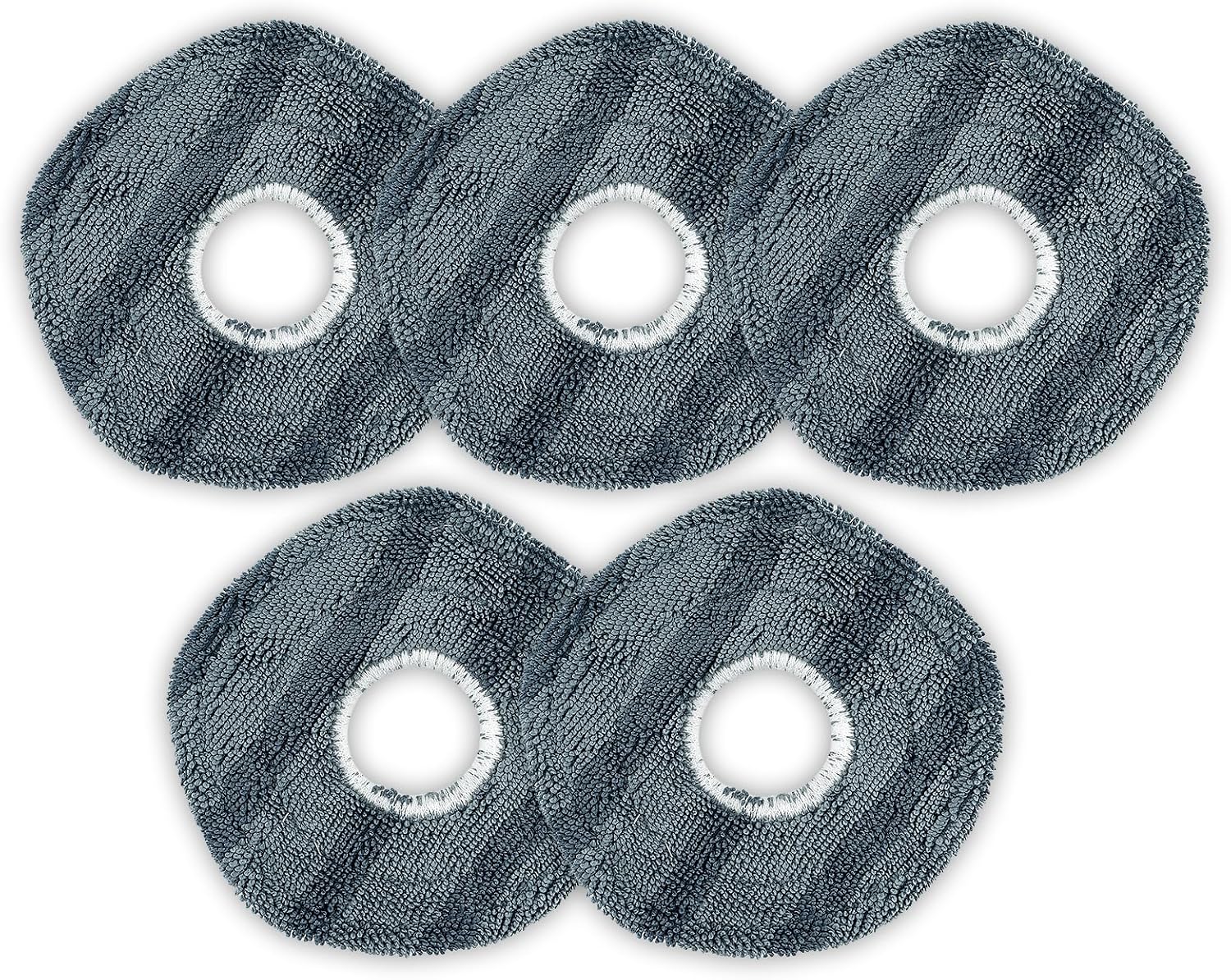 (5 Pack) X10 Pro Omni Replacement Mop Pads Compatible with Eufy X10 Pro Omni Robot Vacuum Cleaner, Washable Reusable Replacement Mop Cloths, Mop Pad Accessories Kit, Premium Microfiber Vacuum Pad