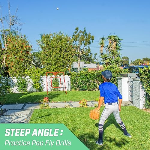 Miniatura 4 de GoSports Red de lanzamiento y rebote de béisbol y sóftbol - Red de lanzamiento trasero - Elija su
