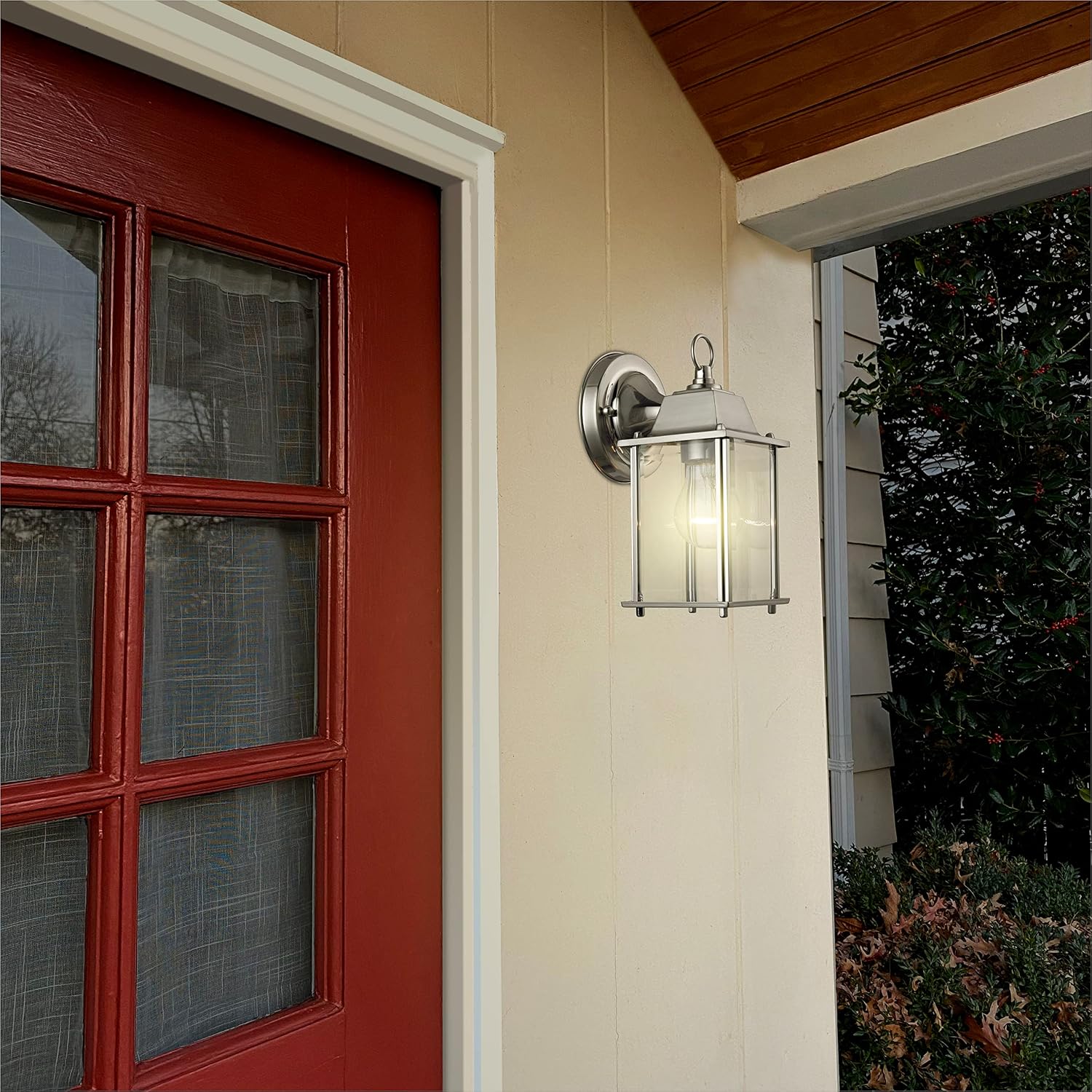 Elk Lighting 9231EW/80 Thomas Lighting Sconce, 5W X 5D X 9H, Brushed Nickel