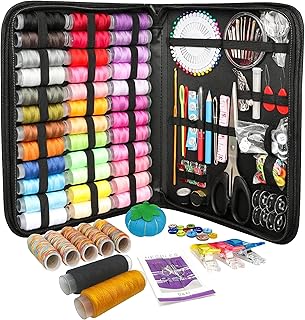 Comprehensive 240-Piece Sewing Kit for Adults and Beginners - Travel & Home Use