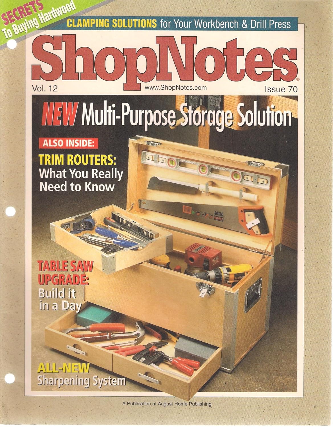 ShopNotes Magazine July 2003, Vol. 12, Issue 70 (Secrets to Buying ...