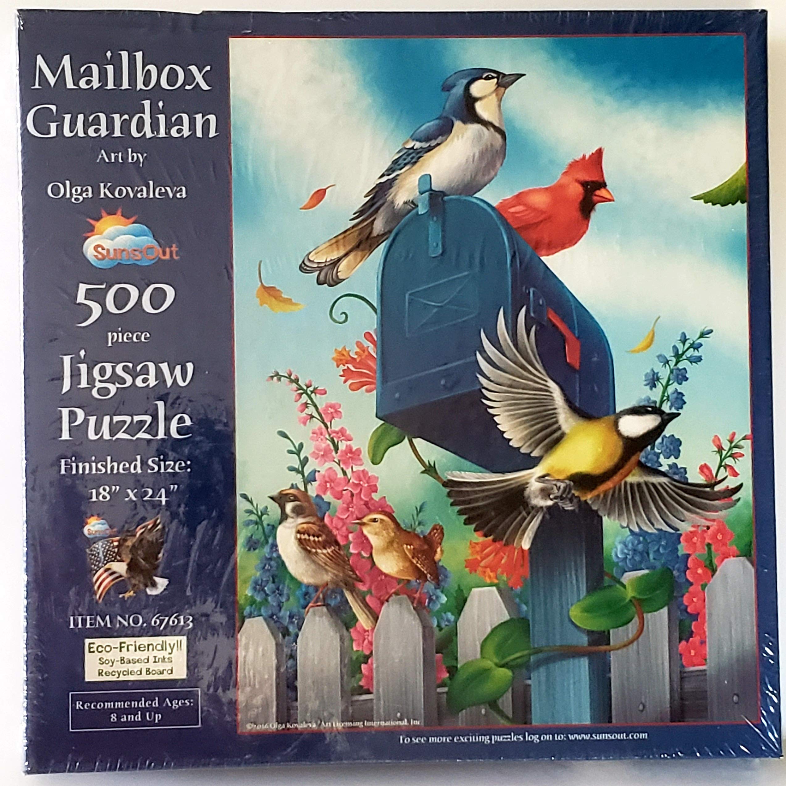 550 Piece Jigsaw Puzzle Mailbox Guardian