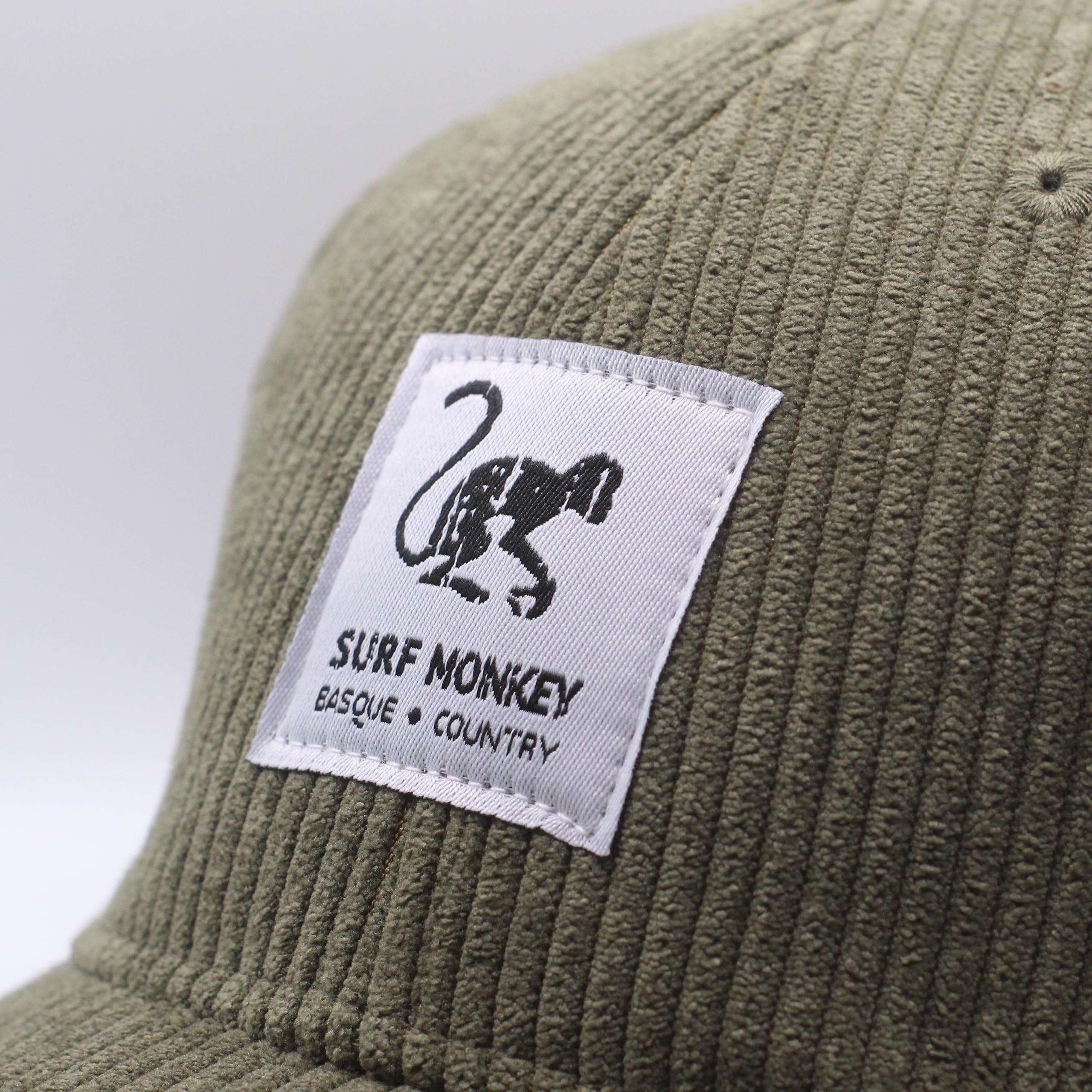 Surf Monkey Gorra Classic - Gorra Dad de Pana sin Estructura - poliéster Reciclado Pet