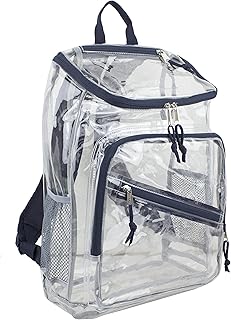 Sac à Dos Transparent PVC Avec Cordon - Dimensions 35x46 Cm - Idéal Festival, Sport