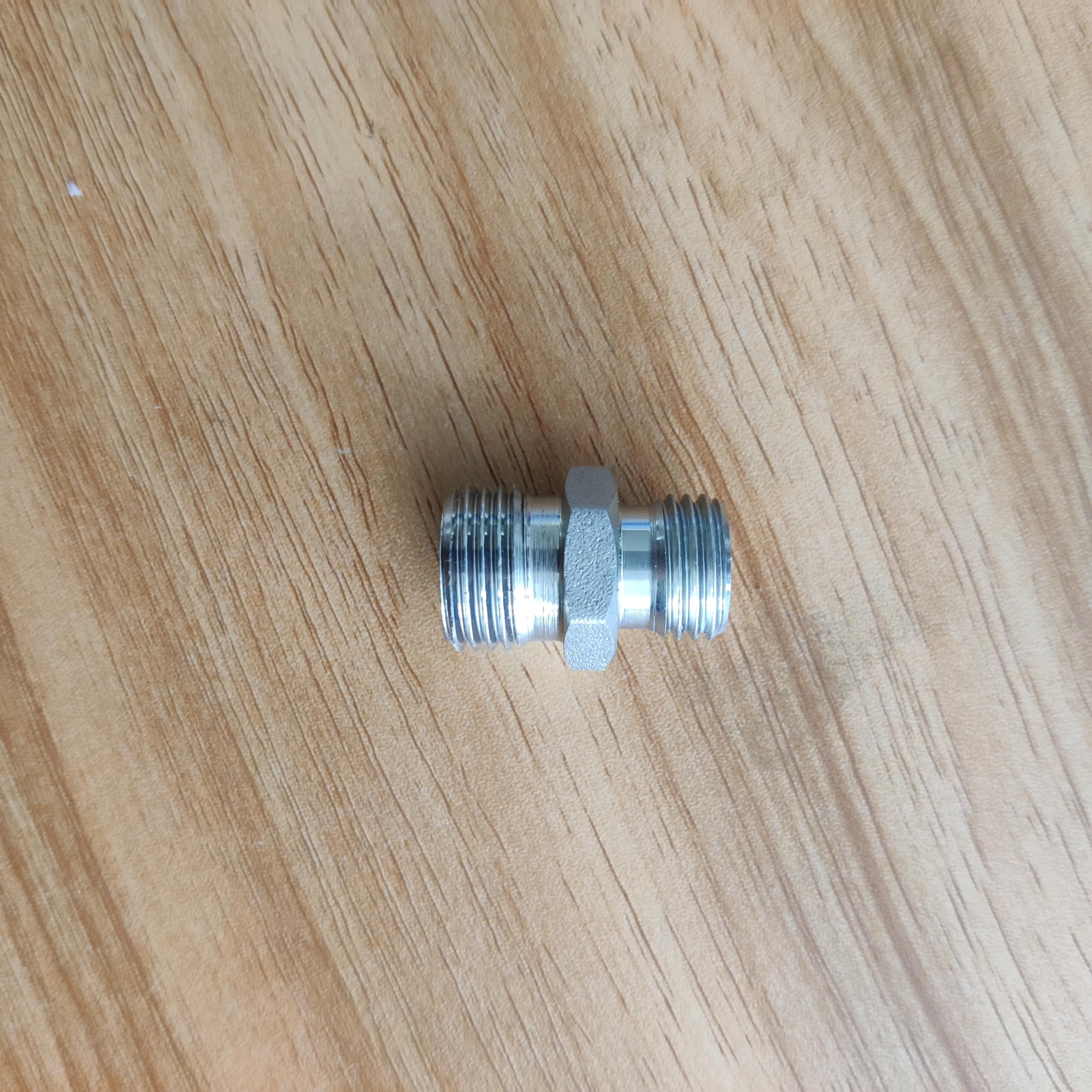2 adaptadores M14 a M16 para excavadora, manguera hidráulica, conector de rosca