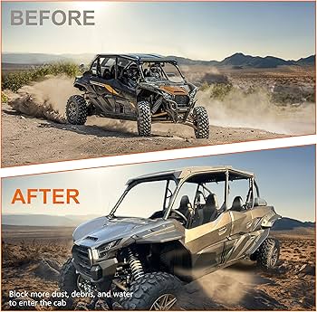 Amazon.com: CUSAUTV KRX 4 Fender Flares, XXL Wider Extended