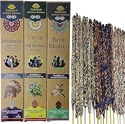 Kit Incenso Natural Parman Massala 3 Aromas - Potentes e Vibrantes