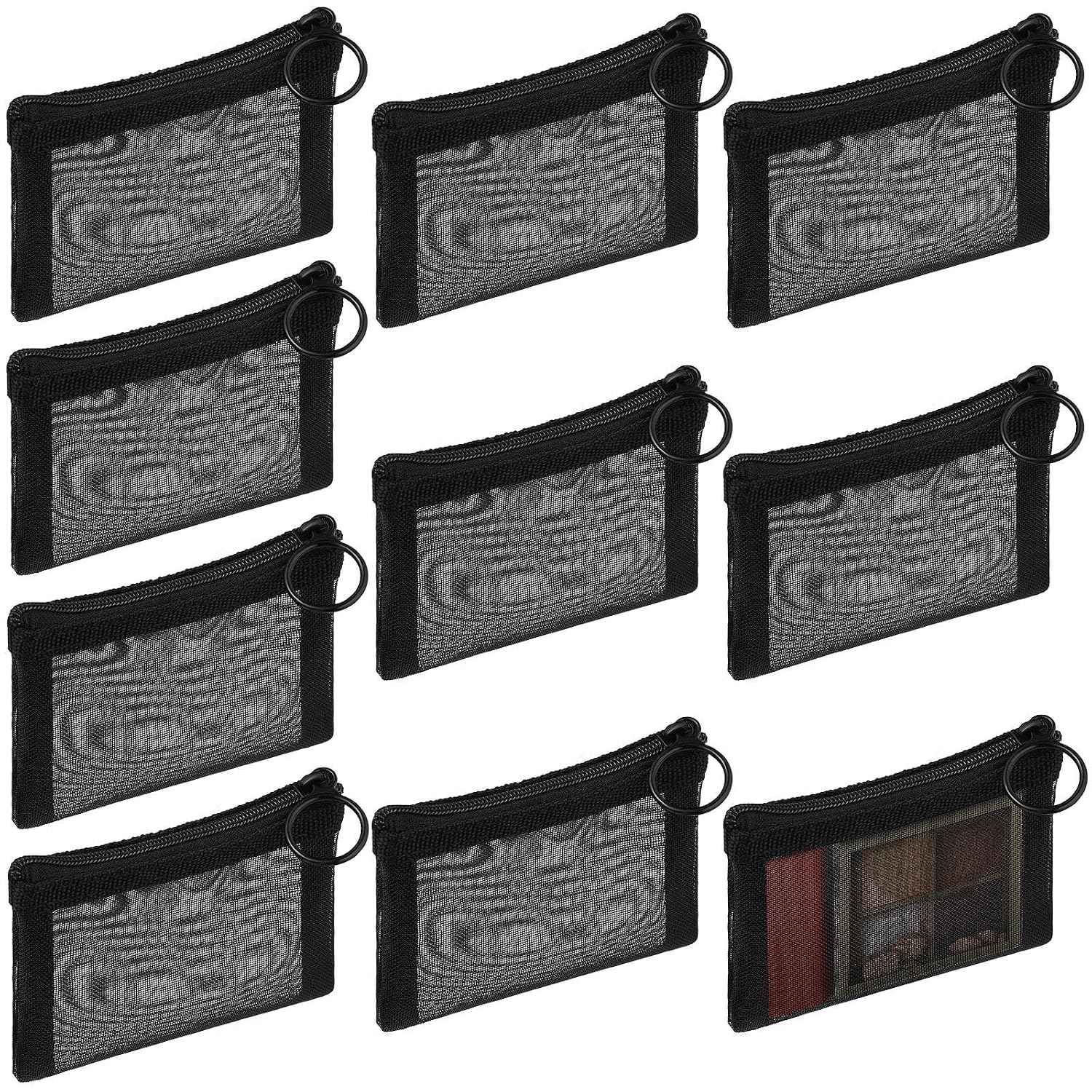 Frienda Mini Zipper Mesh Bags - Portable Storage Pouch