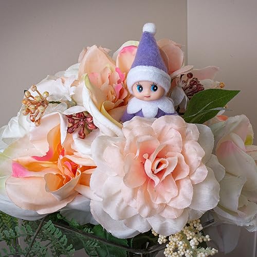 Miniatura 2 de Muñeca Elfo Bebé Navidad en Mono Azul