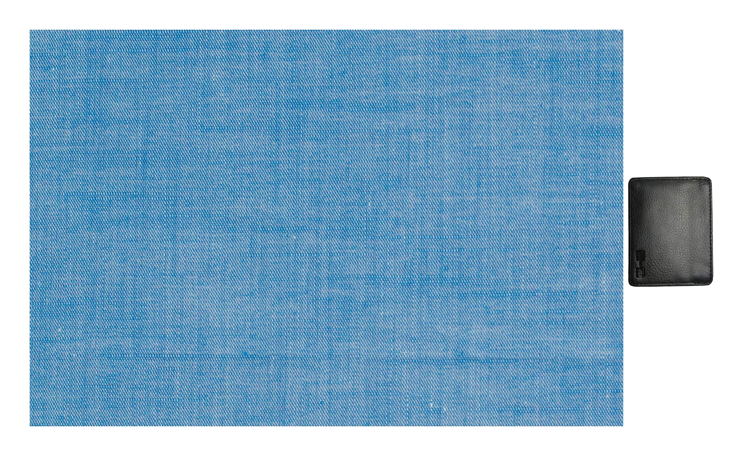 Arvind 0-Degree Men's Pure Cotton Unstitiched Fabric Length for Full or Half Shirt or Kurta - Kurta i.e. 2.25 Meter Shakespeare Blue