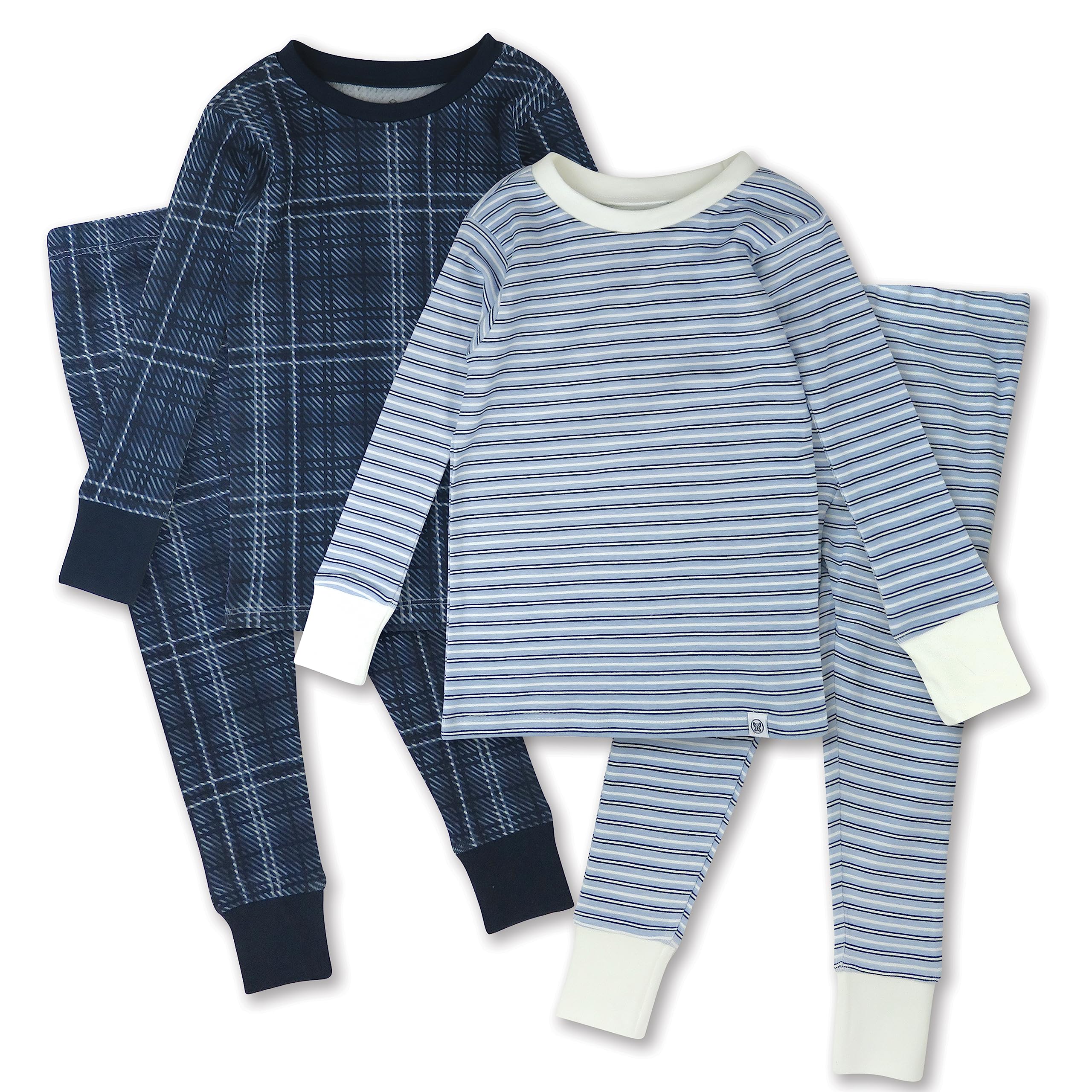 HonestBaby 4-Piece Long Sleeve PJ Set