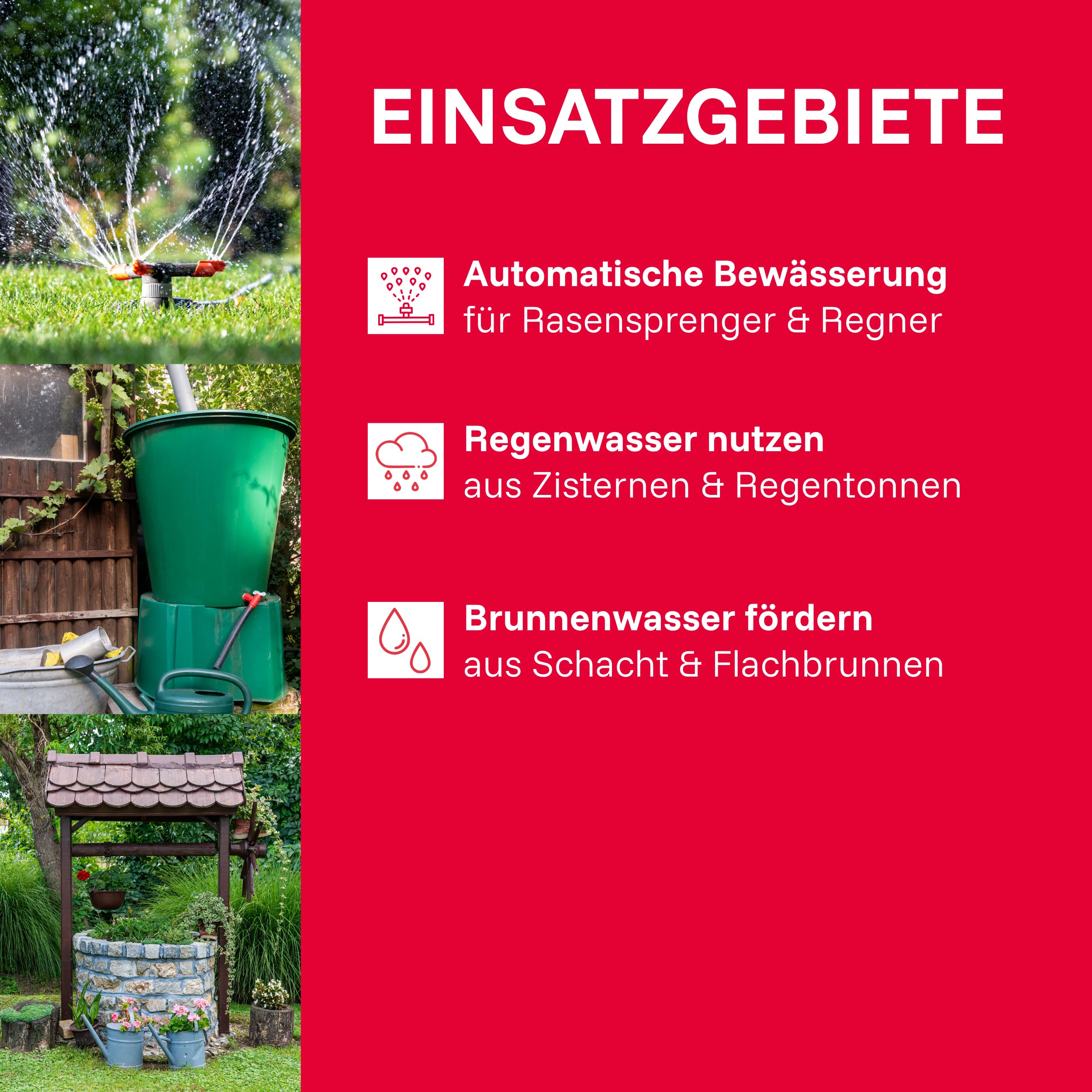 T.I.P. Edelstahl Hauswasserautomat - 4250 l/h Kapazität, 44 m Förderhöhe, 900 W Power, Automatiksteuerung - Ideal für druckabhängige Wasserversorgung, HWA 4400 INOX, 31192